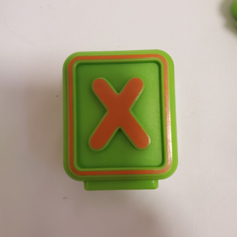 Vtech Sit To Stand Alphabet Train Replacement Letter Block X Green Orange